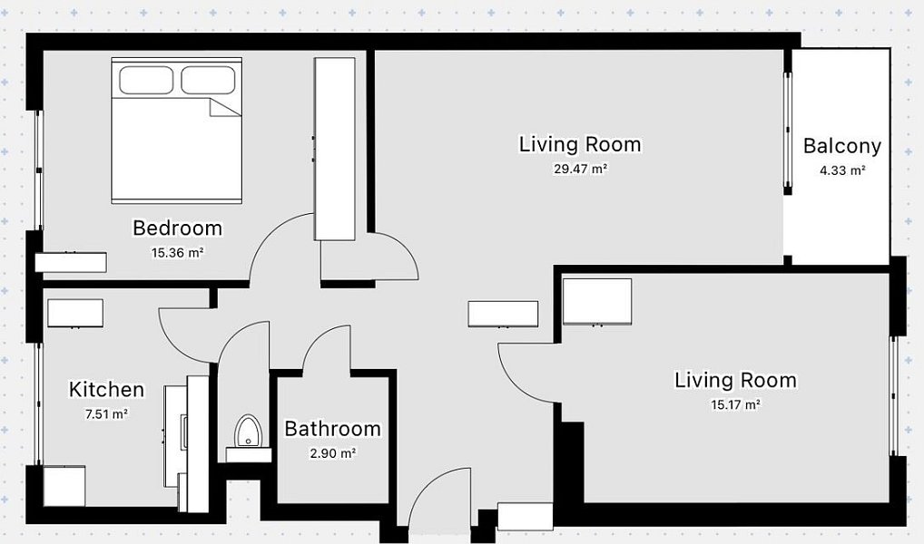 Pronájem bytu 3+1 75 m², Harrachov – náhled fotky 19