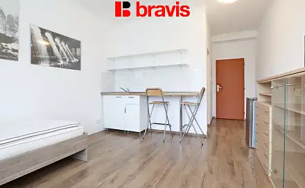 Pronájem bytu 1+kk 20 m², Chaloupky, Popůvky, okres Brno-venkov
