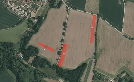 Prodej pole 12 047 m², Soběslav - Chlebov, okres Tábor