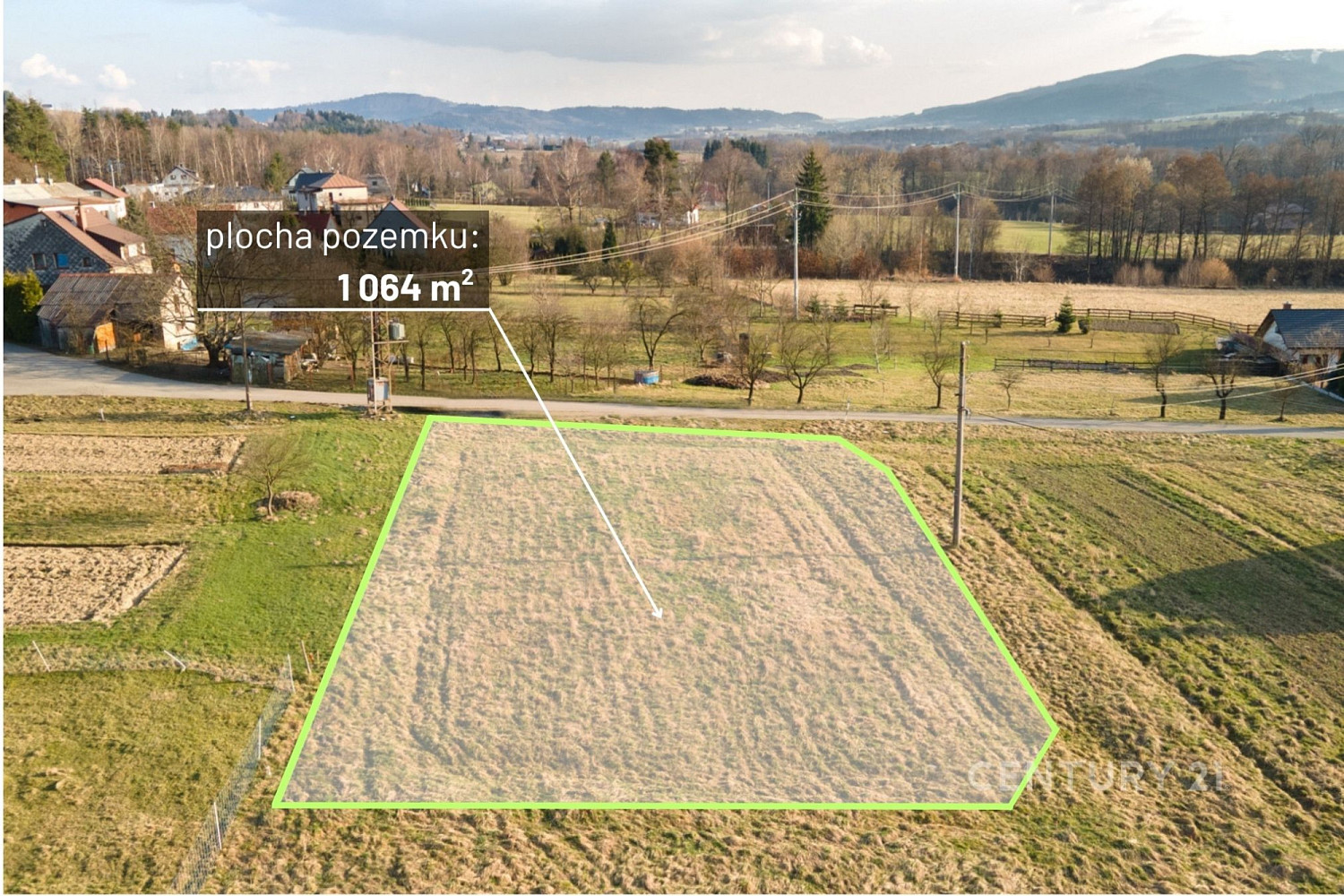 Prodej stavebního pozemku 1 064 m²
