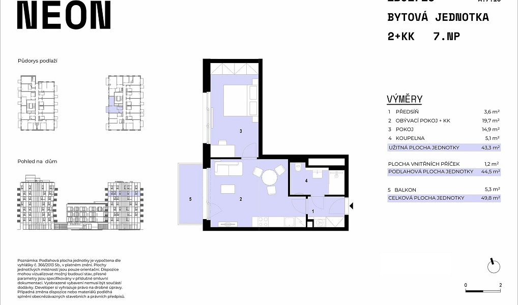 Prodej bytu 2+kk 43 m², Brno – náhled fotky 2