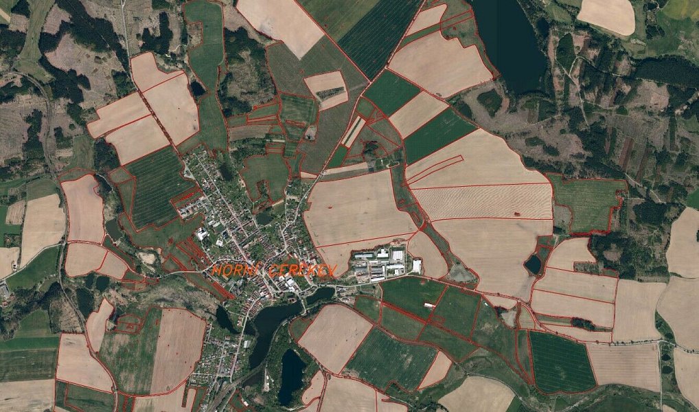 Prodej pole 409 m², Horní Cerekev – náhled fotky 3