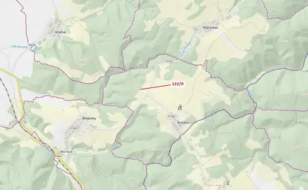 Dražba lesa 20 m², Vysoká