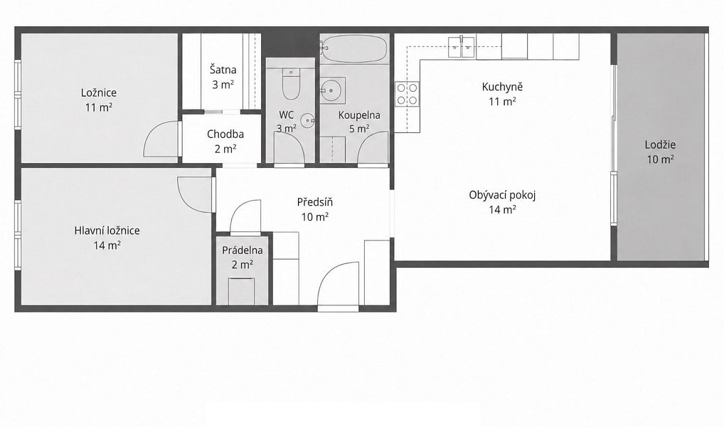 Prodej bytu 3+kk 92 m², Praha – náhled fotky 20