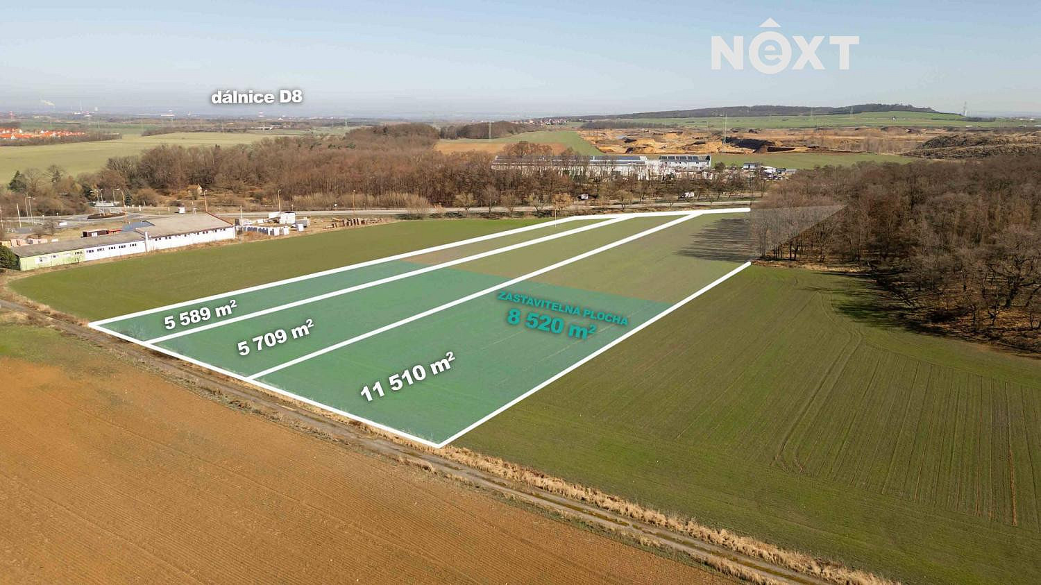 Prodej komerčního pozemku 22 806 m²