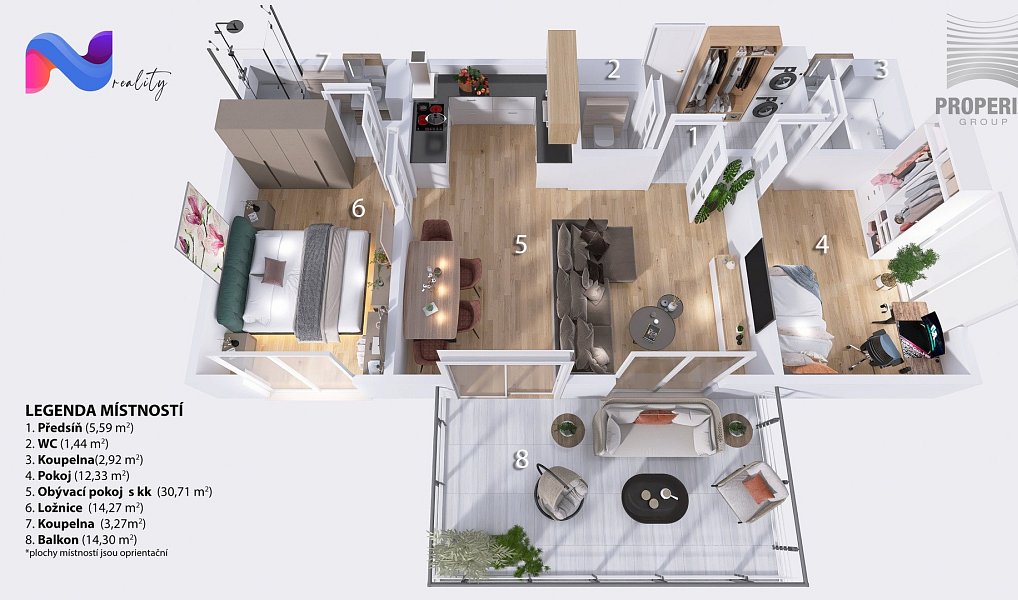 Prodej bytu 3+kk 71 m², Brno – náhled fotky 11