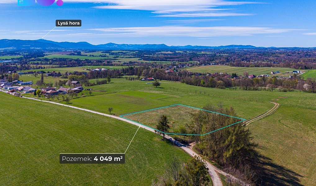 Prodej stavebního pozemku 4 049 m², Těrlicko – náhled fotky 2