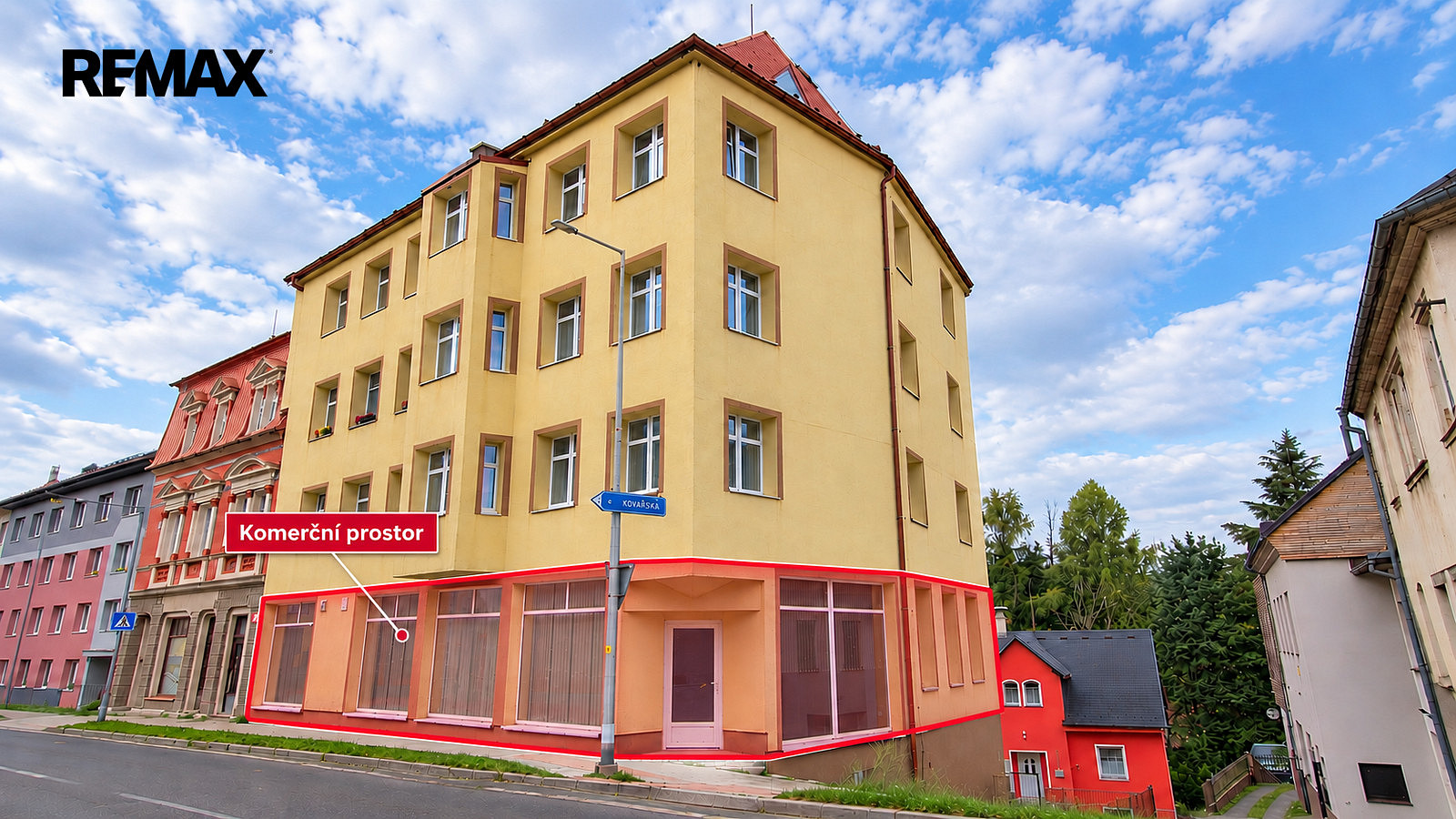 Prodej obchodních prostor 170 m²