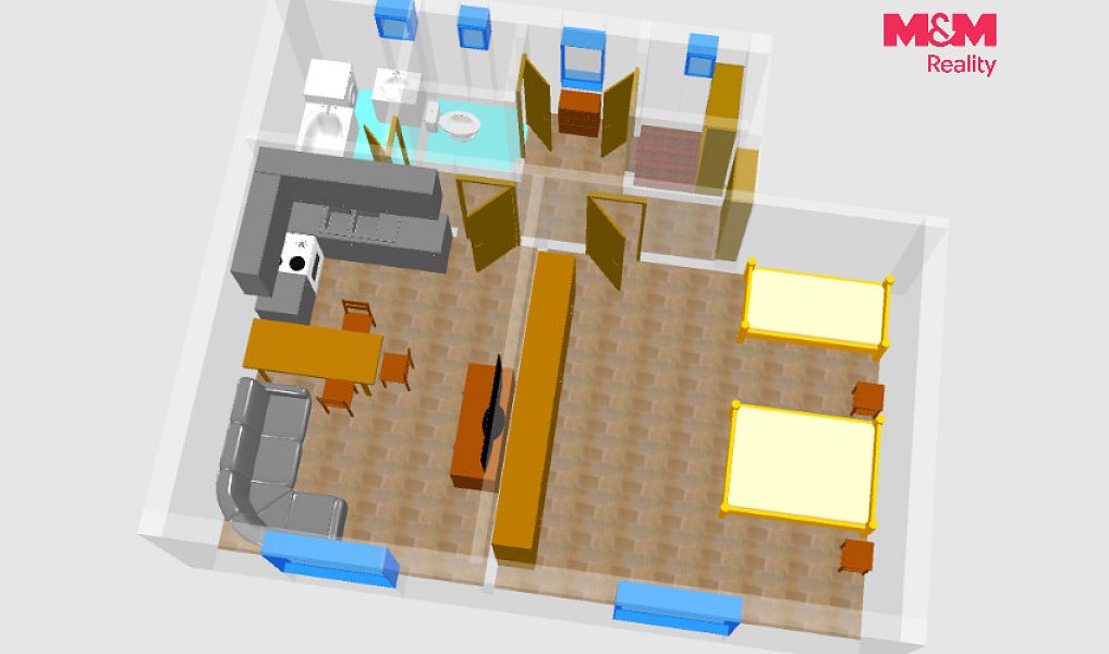Prodej bytu 2+kk 53 m², Pardubice – náhled fotky 8
