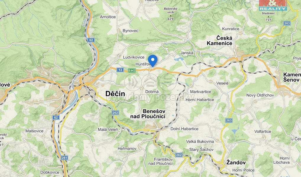 Prodej stavebního pozemku 777 m², Huntířov – náhled fotky 13