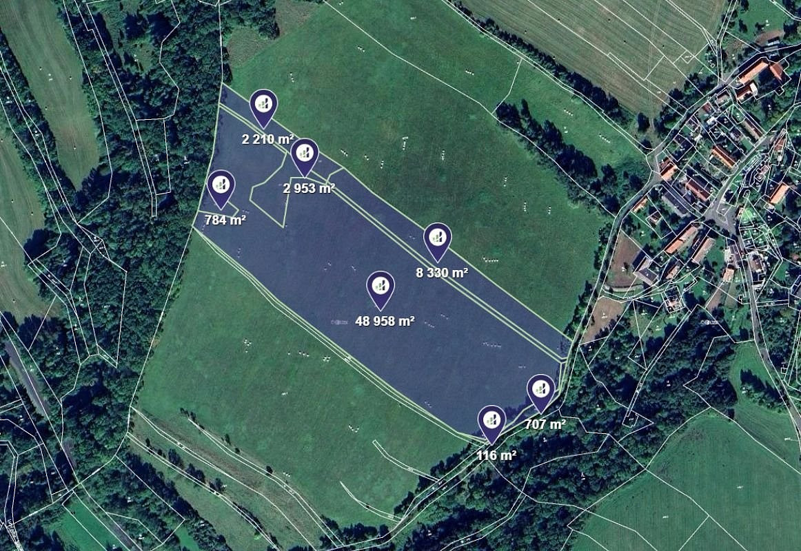 Prodej pole 64 058 m²