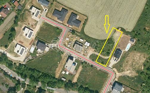 Prodej stavebního pozemku 1 237 m², Tuchoměřice, okres Praha-západ