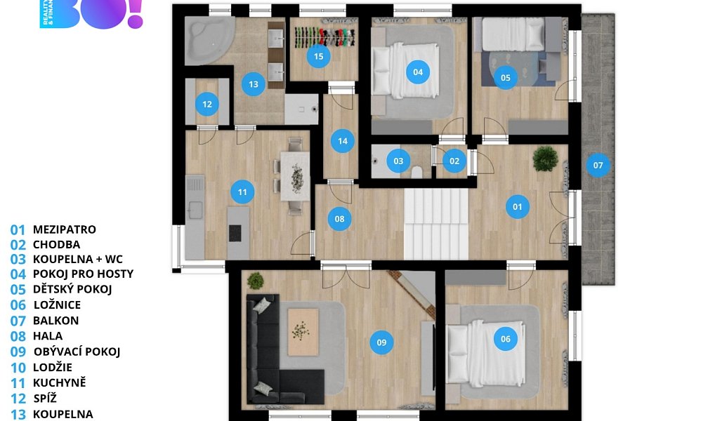 Prodej domu 280 m² s pozemkem 1 428 m², Albrechtice – náhled fotky 54