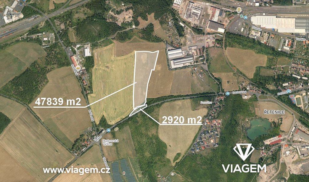 Prodej pole 10 151 m², Teplice – náhled fotky 3
