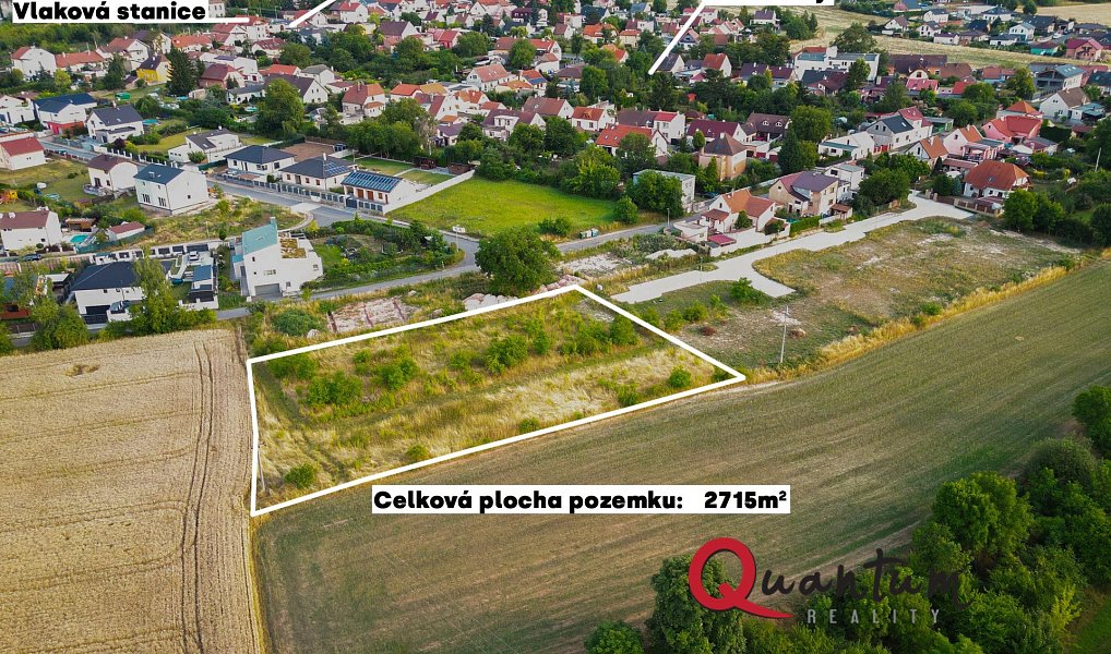 Prodej stavebního pozemku 2 715 m², Brandýsek – náhled fotky 2