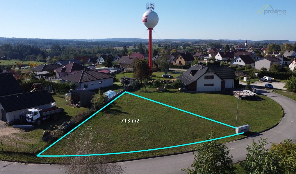 Prodej stavebního pozemku 713 m², Strmilov – náhled fotky 4