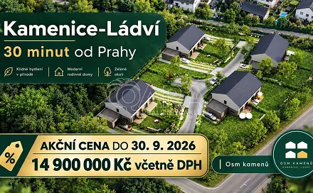 Prodej domu 159 m² s pozemkem 434 m², Benešovská, Kamenice - Ládví, okres Praha-východ