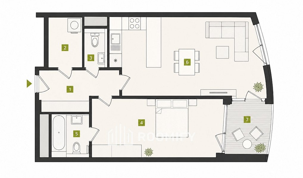 Prodej bytu 2+kk 61 m², Praha – náhled fotky 6