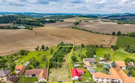 Prodej stavebního pozemku 3 195 m², Vilice, okres Tábor