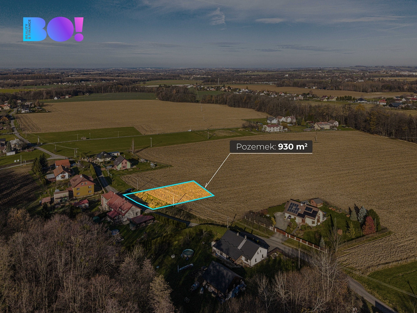 Prodej stavebního pozemku 930 m²