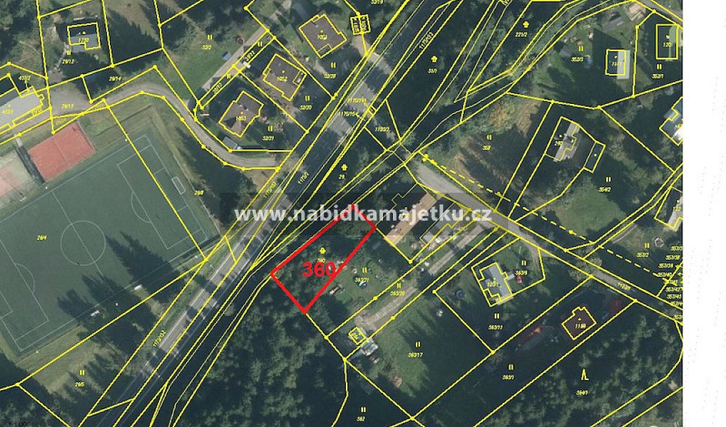 Prodej pozemku, 721 m², Jablonec nad Nisou, Harrachov