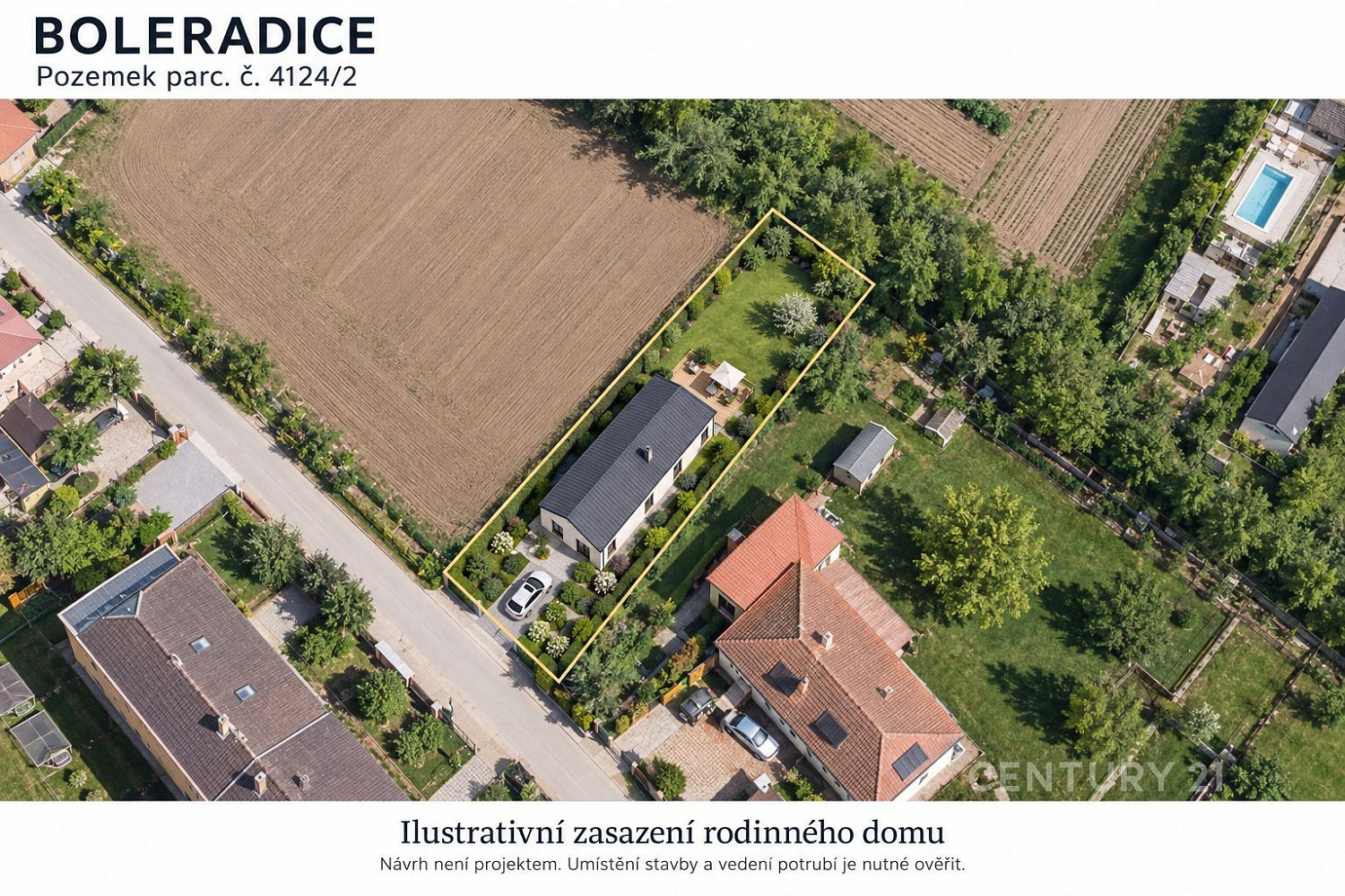 Prodej stavebního pozemku 513 m² – fotografie 4