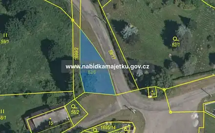 Prodej pozemku 264 m², Černýšovice, okres Tábor