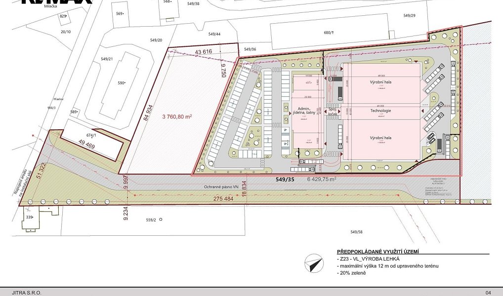 Prodej komerčního pozemku 14 294 m², Hrotovice – náhled fotky 4