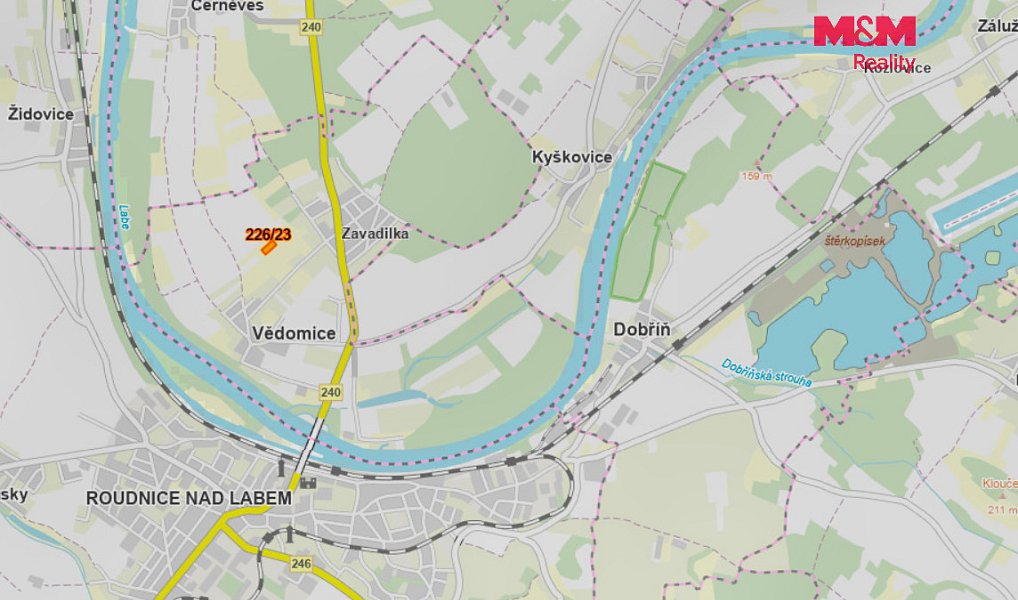 Prodej pole 4 554 m², Vědomice – náhled fotky 3