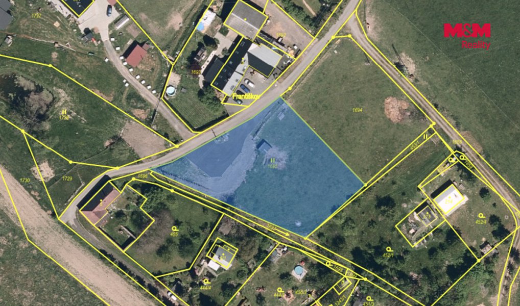 Prodej stavebního pozemku 2 576 m², Horní Životice – náhled fotky 3