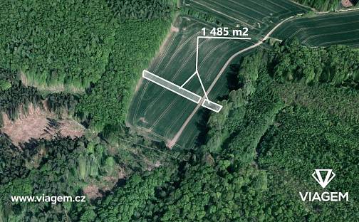Prodej pole 1 484 m², Pačlavice, okres Kroměříž