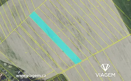 Prodej pole 1 235 m², Církvice, okres Kolín