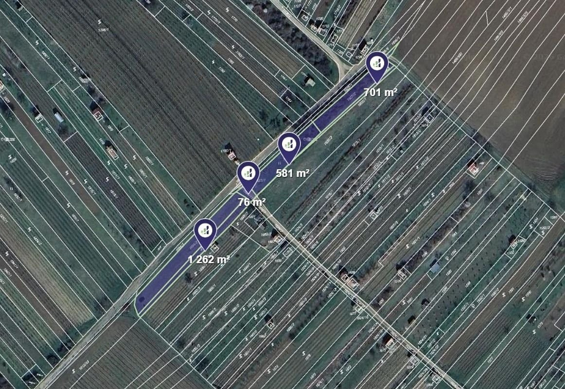 Prodej zahrady 582 m²