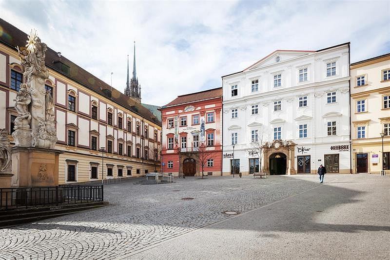 Pronájem reprezentativního obchodního prostoru v historickém jádru Brna na Zelném trhu, zahrádka, ša – pohled 4