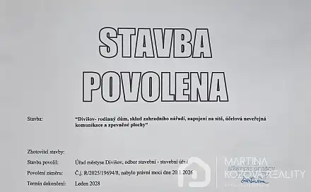 Prodej stavebního pozemku 1 620 m², Divišov, okres Benešov
