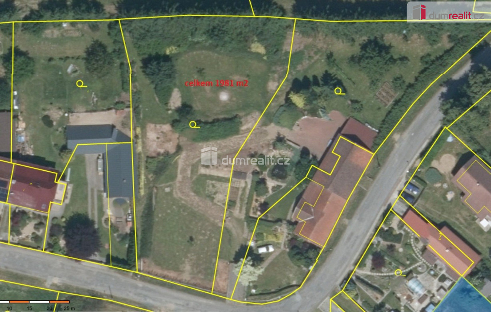 Prodej stavebního pozemku 1 981 m² – fotografie 5