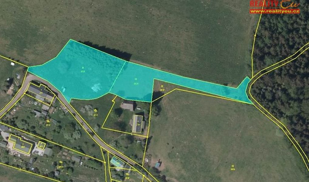 Prodej stavebního pozemku 5 284 m², Chotěvice – fotka 1 z 14