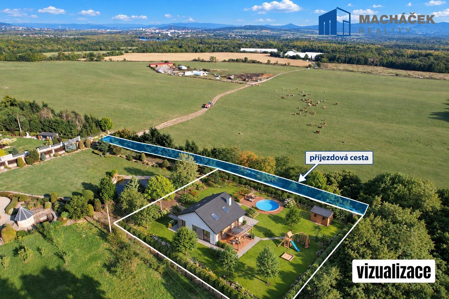 Prodej stavebního pozemku 1 640 m²