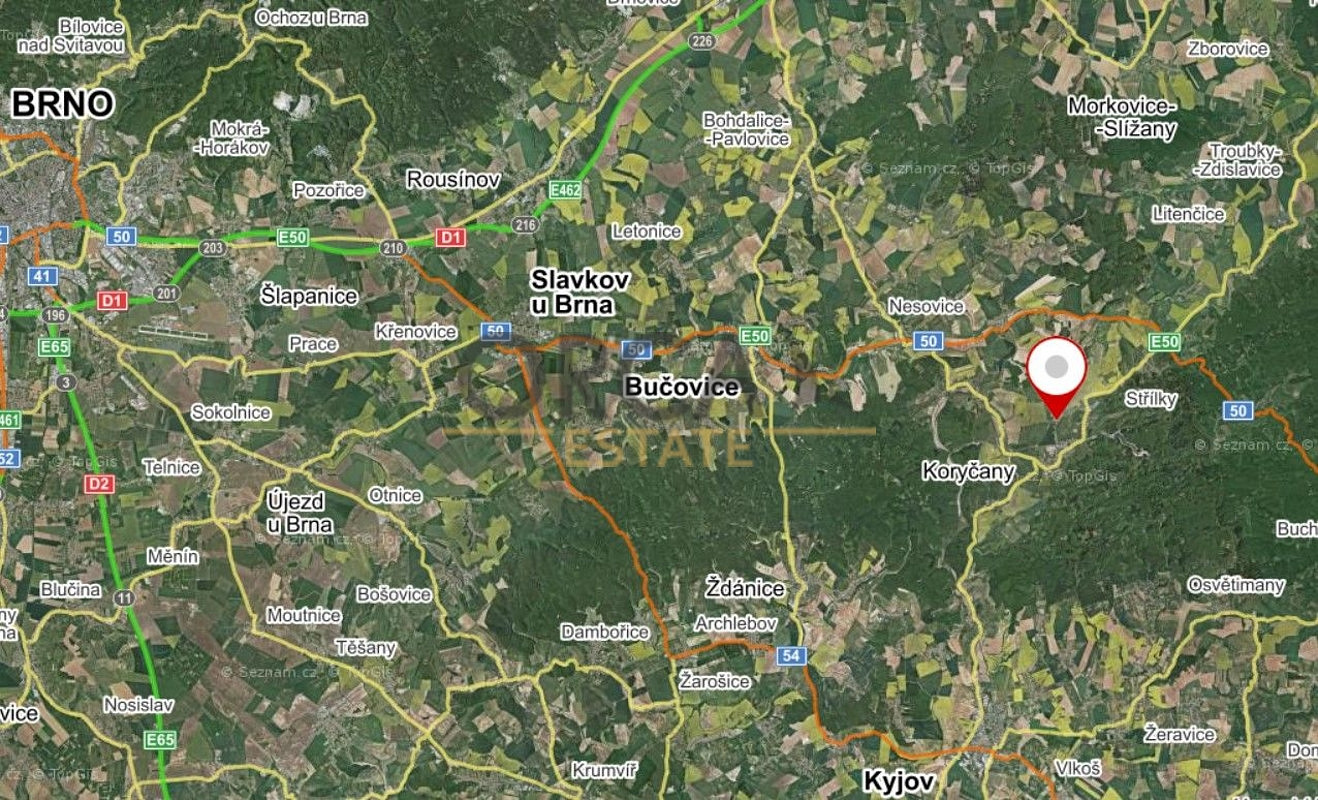 Prodej pole 1 762 m² – pohled 2
