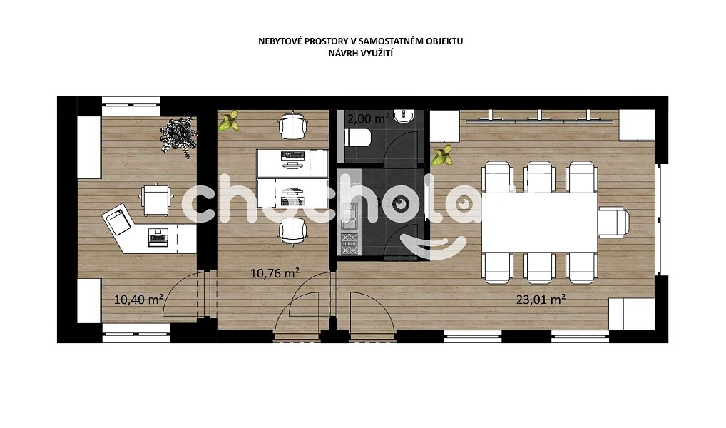 Prodej kanceláře 157 m², Pardubice – náhled fotky 9