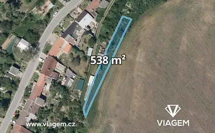 Prodej zahrady 538 m², Otaslavice, okres Prostějov