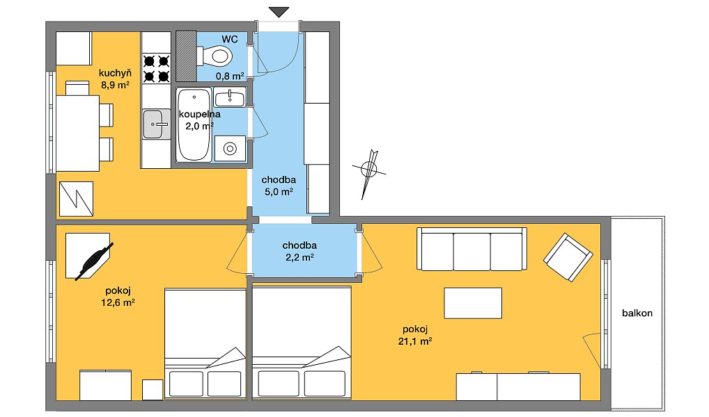 Prodej bytu 2+1 54 m², Brno – náhled fotky 26