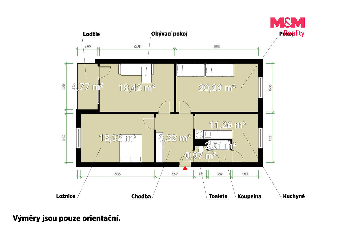 Prodej bytu 3+1 79 m² — photo 5