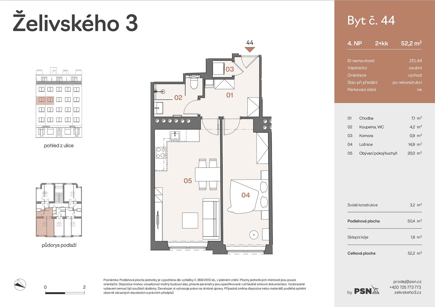 Prodej bytu 2+kk 47 m² — photo 2