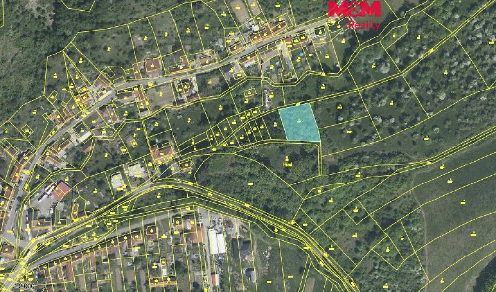 Prodej pozemku, 18339 m², Uherské Hradiště, Částkov