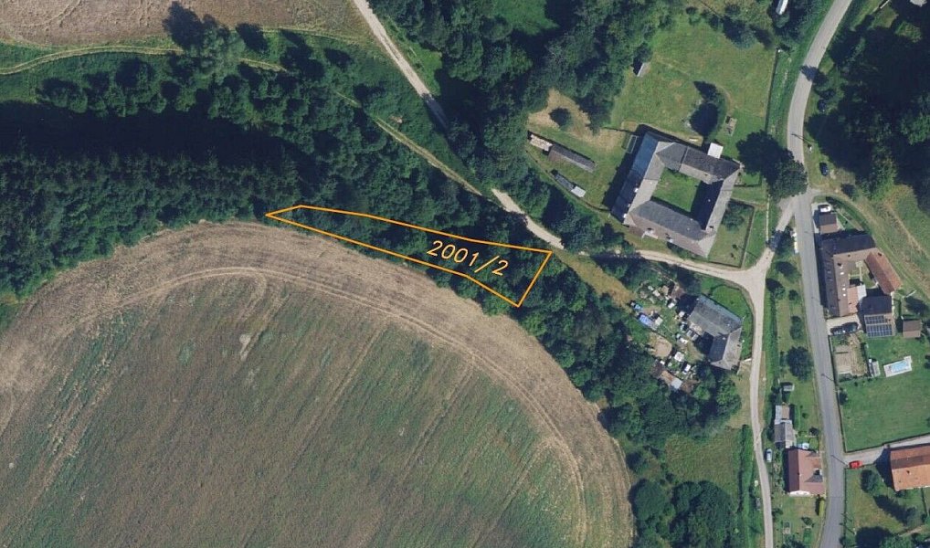 Prodej stavebního pozemku 1 135 m², Pohledy – náhled fotky 5
