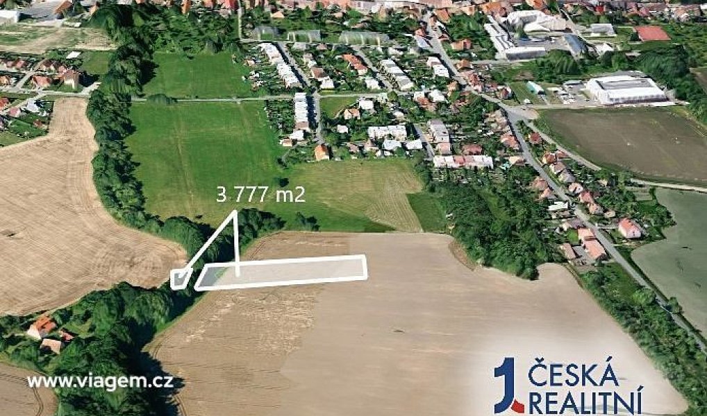 Prodej pole 1 259 m², Golčův Jeníkov – náhled fotky 2