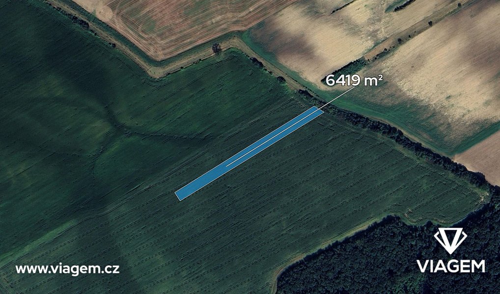 Prodej pole 6 419 m², Hovorany – náhled fotky 2