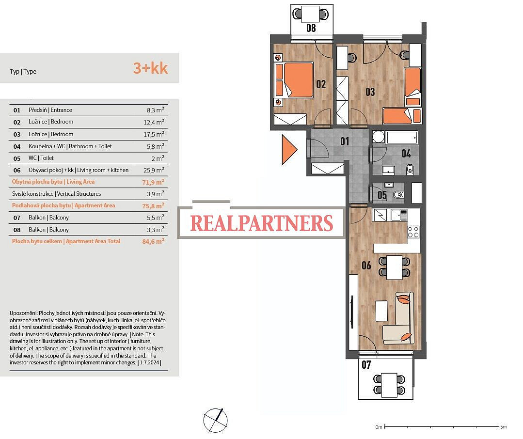 Prodej bytu 3+kk 85 m² – fotografie 2