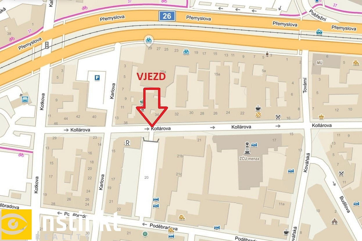 Kryté parkovací stání (20m2), ul. kollárova, plzeň centrum — photo 2